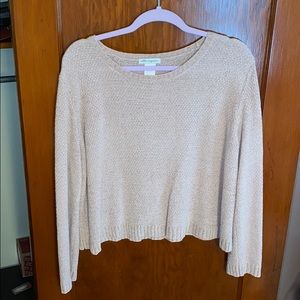 Cotton emporium crop chenille sweater